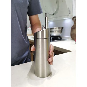 麥可廚304不銹鋼油壺大容量油瓶家用廚房油罐醬油醋調料瓶750ml