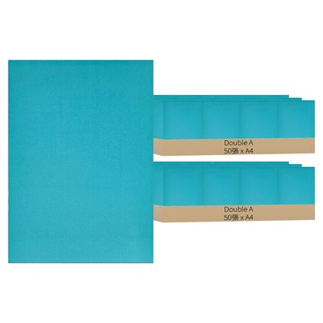 Double A 影印紙 80g A4 100張 - 辦公室彩色影印紙 適用於海報傳單製作