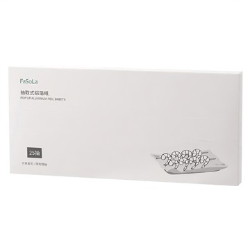 FaSoLa 食品用抽取式鋁箔紙 25抽  300 x 273mm  30cm  2盒