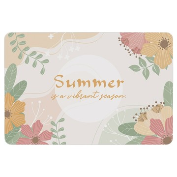 半島良品 科技絨面軟式吸水墊 厚款  1片  夏日搖擺  60 x 40cm