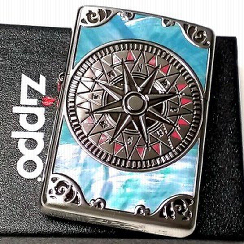 Zippo ライター シェル アンティークコンパス 両面加工 シルバーイブシ 天然貝象嵌 かっこいい ジッポ おしゃれ メンズ レディース 通販 Lineポイント最大1 0 Get Lineショッピング