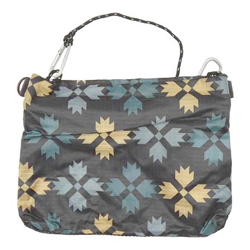 POLeR 隨身輕便背袋 100%Polyester  24 x 19cm  雪花熊掌 灰色