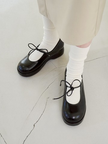 Marie Platform Loafers_Black