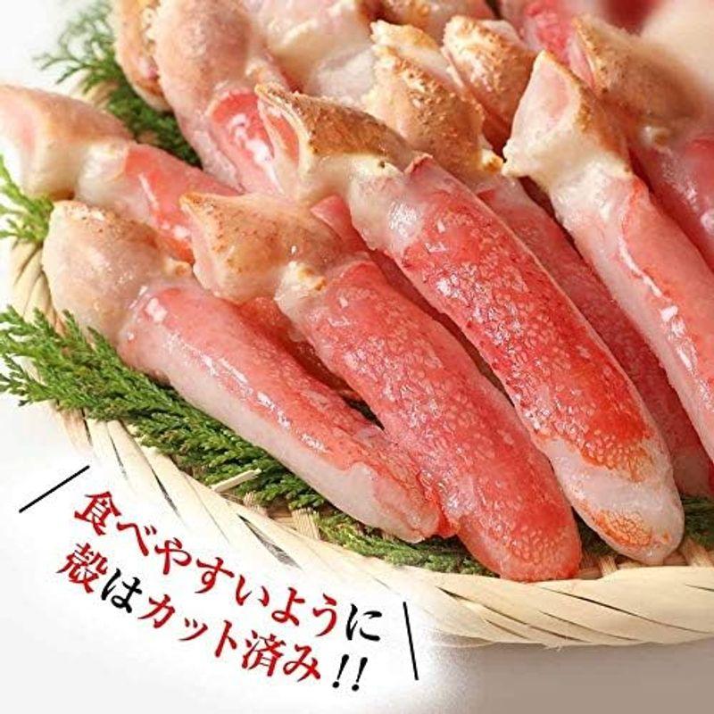 鮮度の鬼 生 ずわいがに 爪下 ポーション 1kg かにしゃぶ 蟹鍋 かに鍋