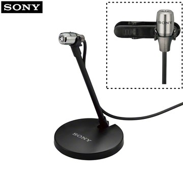 又敗家Sony麥克風蘋果PC電腦網路電話用領夾式麥克風/底座式麥克風ECM-PC60麥克風Messenger通話Line聊天