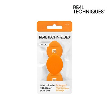 REAL TECHNIQUES Mini Miracle Concealer Puff Trio