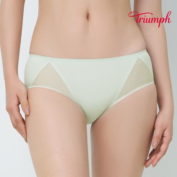 黛安芬-完美曲線系列 中腰平口褲 M-EL 迷霧綠｜87-2337 AH