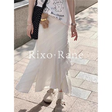 法國Rixo Rane ⭐高級感蕾絲半身裙女春秋不規則甜美蛋糕裙長裙子