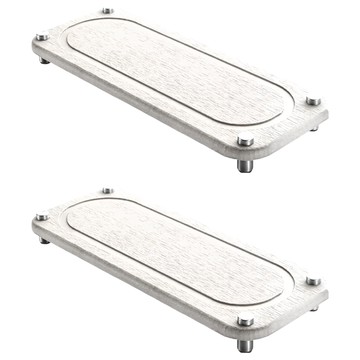 小麥購物 硅藻泥置物架 Y062 315g  28 x 11 x 3cm  2個  淺灰色