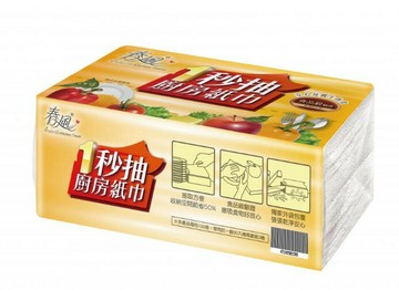 春風 1秒抽取式廚房紙巾(120抽*3包/串) [大買家]