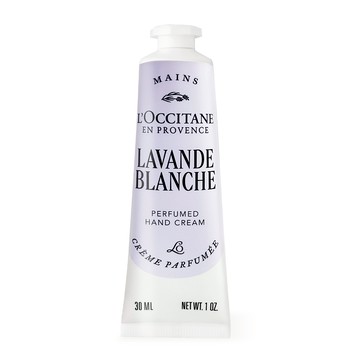 LOCCITANE 歐舒丹 白薰衣草護手霜(30ml)-全新包裝-國際航空版