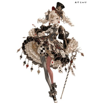 【6 月新品】07-133-0115 人物貼紙 馬戲團風格