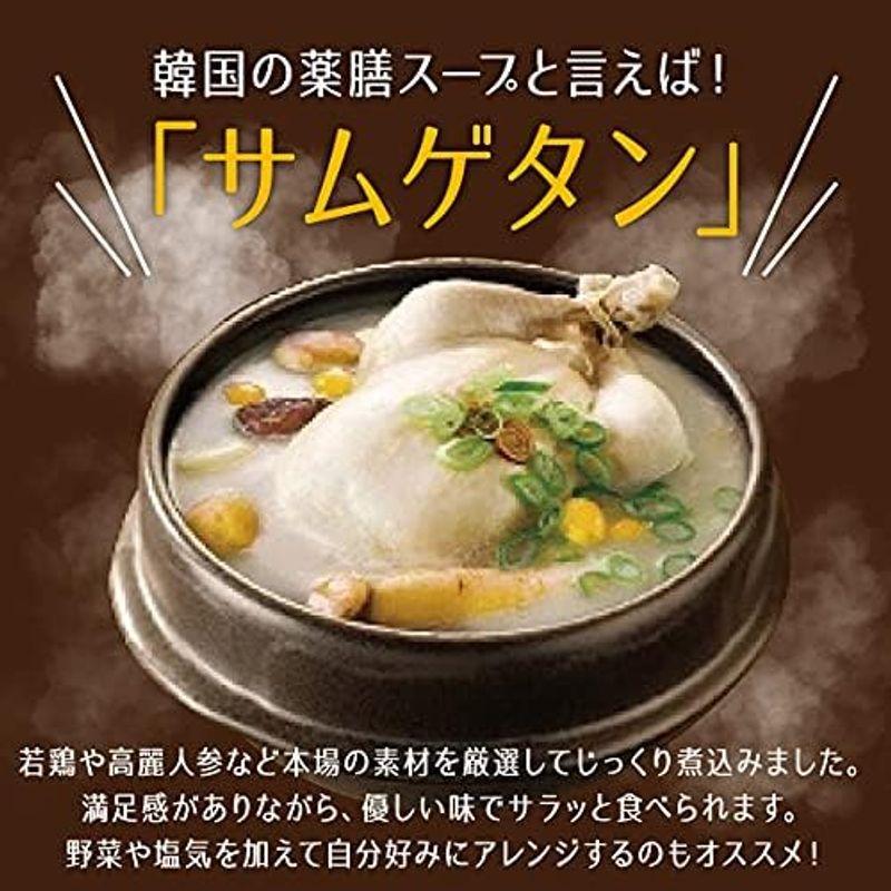 O'food 参鶏湯 1kg × 4袋 韓国 スープ 鍋 韓国料理 韓国食品 韓国鍋 簡単調理 レトルト サムゲタン 丸鶏使用 じっくり煮込