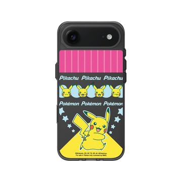 iPhone Air Clear (相機按鈕) 酷墨灰 - 寶可夢 Pokemon - 多彩系列-皮卡丘