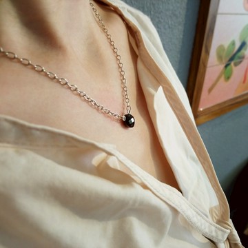 spot necklace_焦點項鍊 | 925純銀 個性商品 限量 設計師手作