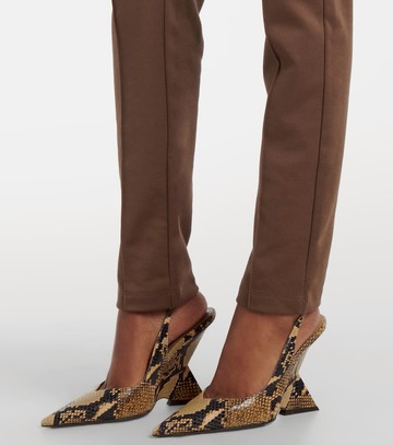 The Attico Logo cotton-blend jersey sweatpants