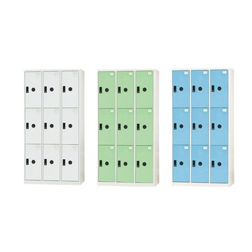 DAHFU 大富 DF多用途九人用置物櫃 九門鋼製門板 W900xD510xH1802mm 標準型 全鋼製/ 個 DF-E5009T【APP滿額下單10%點數(單一帳號最高5000點)】1/31止