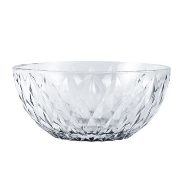 家用面碗水果沙拉碗廚房透明玻璃碗大號飯碗甜品碗創意吃飯餐具碗