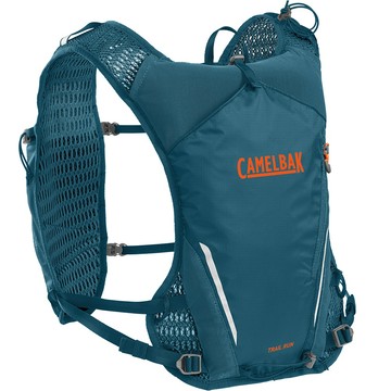 【墾趣】CAMELBAK Trail Run 7 越野水袋背心(附0.5L軟水瓶2個) 湖水綠