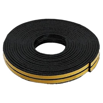 E型隔音條 75米 門窗隔音密封條  黑色  1捲