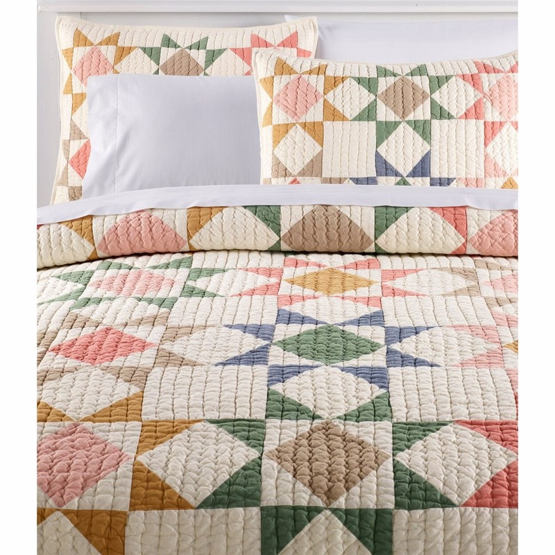 L.L.Bean》キルト＆ベッドスプレッド/Multi Color/ノース