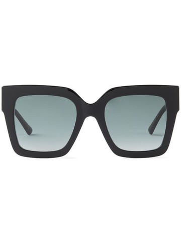 Jimmy Choo Eyewear - Edna square-frame sunglasses - women - Acetate - One Size - Black