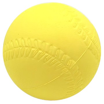 Her-Ea 禾亦 樂樂壘球 台灣製造 聚胺酯發泡材質 適用年齡八歲以上  1顆  黃色