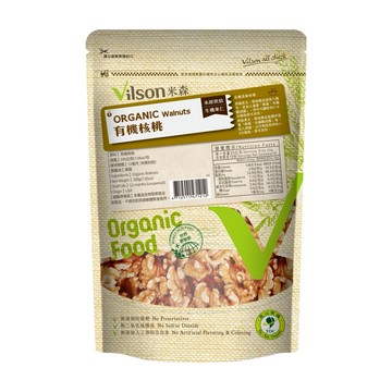 Vilson 米森 有機核桃 無添加防腐劑、人工香料及色素 未經烘焙  200g  1包