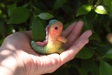 彩虹迷你暴龍項鍊 訂製款