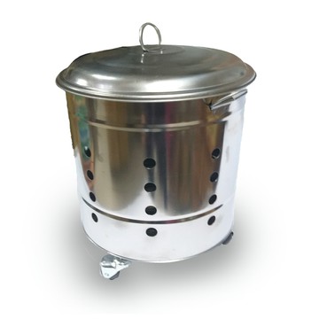 【文具通】D002 白鐵 金爐 M 直徑約34cm D002【APP滿額下單4%點數(單一帳號最高1500點)】5/31止