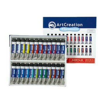 Art Creation Expression 9021724M 壓克力顏料 24色入 / 盒（舊型號：9011724M）【APP滿額下單10%點數(單一帳號最高1000點)】4/30止