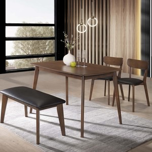 費洛胡桃色拉合餐桌