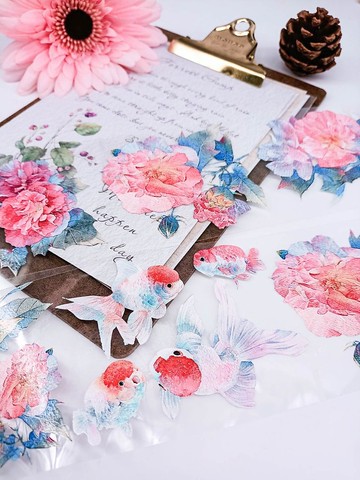 LS164_海棠漂浮Begonia Flower Appreciation Tour / 裝飾膠帶