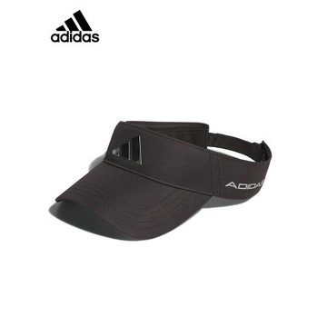 Adidas無頂帽男女夏天遮陽帽太陽帽阿迪達斯戶外運動跑步空頂帽子