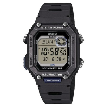 CASIO 卡西歐 藍芽計步電子錶 WS-B1000-1AVDF  41mm  黑色  1支