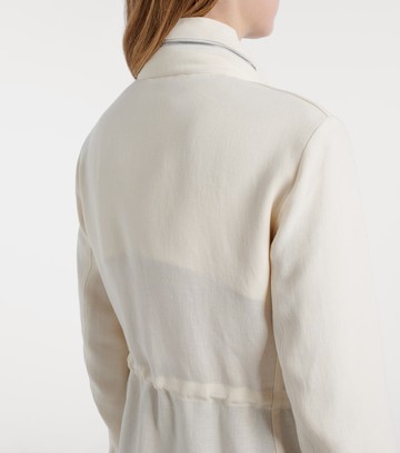 Loro Piana Traveller Mini linen crêpe field jacket