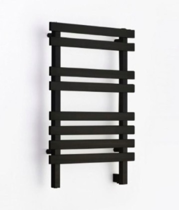 【麗室衛浴】HAMMAM Truva掛牆式電熱毛巾架 (隱藏式)絲絨黑 M-P-0020-2-212-006
