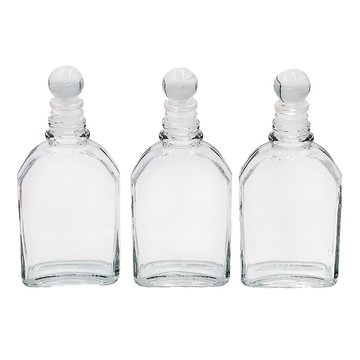 A-ONE 浪漫浮游花瓶3入組 透明玻璃 簡約居家裝飾 提升生活品味  10g