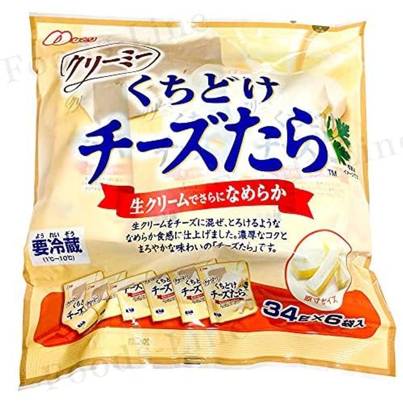 なとり クリーミーくちどけチーズたら 204g（34g×6袋）