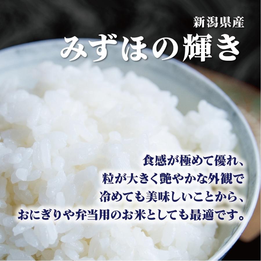 米 5kg 送料無料 白米 みずほの輝き 令和五年産 新潟県産 5キロ お米 玄米 ごはん 慣行栽培米 一等米 単一原料米 分付き米対応可 保存食 米 真空パック 高