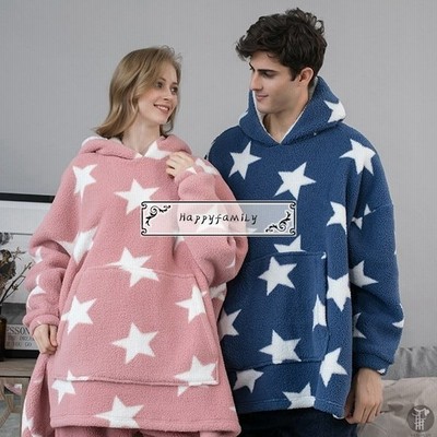 パジャマ レディース メンズ ルームウェア 男女兼用 フード付き トップス 上着 部屋着 長袖 あったか 暖かい もこもこ おしゃれ 無地 星柄 通販 Lineポイント最大get Lineショッピング