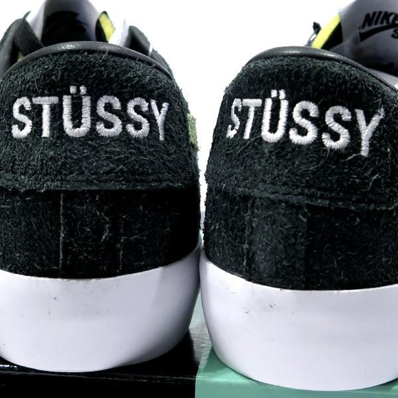 NIKE ナイキ × STUSSY ステューシー NIKE SB ZOOM BLAZER LOW QS BQ6449 001 NIKESB ズーム  ブレザー ロー クイックストライク ブラック スニーカー シューズ | LINEブランドカタログ