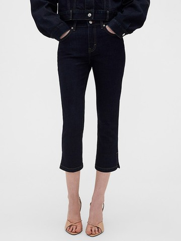 Gap × Victoria Beckham 低腰七分牛仔褲