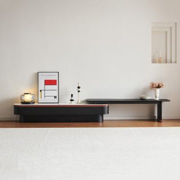 MUNA家居  米頓10尺科技石伸縮電視櫃/TV348   318X40X42cm