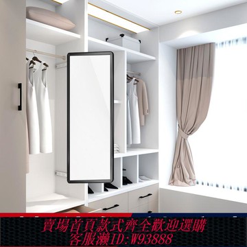 折疊鏡子 【2875人好評】衣柜鏡子內裝置推拉鏡全身鏡旋轉伸縮折疊衣櫥鏡抽拉式衣柜穿衣鏡