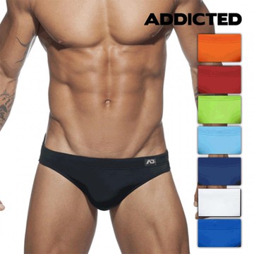 Addicted【正品台灣現貨♥️ 隱密出貨】 簡潔單色三角泳褲 (ADS097) 海邊 沙灘 派對
