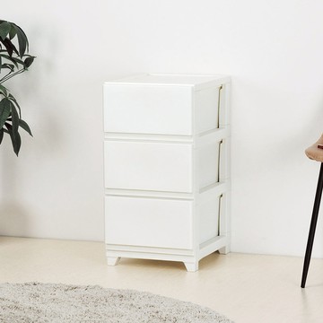 DECONY CEVO 日製三層抽屜櫃-DIY-多色可選 淺灰