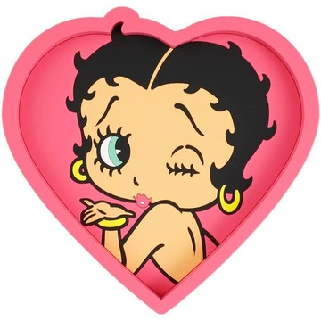 BETTY BOOP 貝蒂 HEART RUBBER TRAY 橡膠 托盤 / 置物盤 / 杯墊 (愛心款)