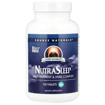 Source Naturals, Sleep Science，NutraSleep，100 片