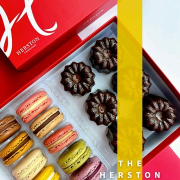 (快速出貨)【HERSTON海斯頓】大馬麗禮盒｜馬卡龍+可麗露綜合禮盒｜伴手禮｜禮物｜生日快樂｜聖誕節｜新年